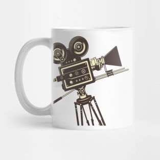 Retro Movie Camera Mug